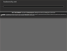 Tablet Screenshot of hudsoncity.net